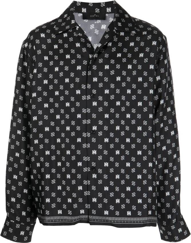 AMIRI Overhemd met paisley-print Zwart