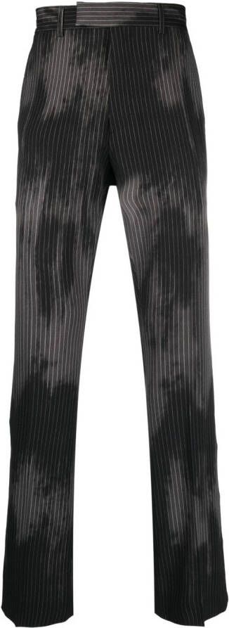 AMIRI Pantalon met krijtstreep Zwart