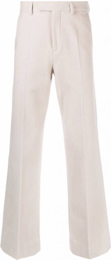AMIRI Pantalon met wijde pijpen Beige