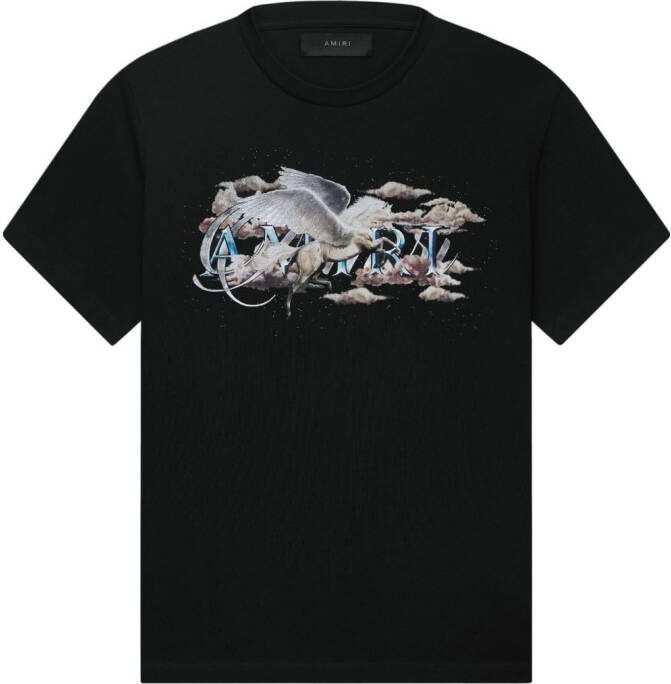 AMIRI T-shirt met print Zwart