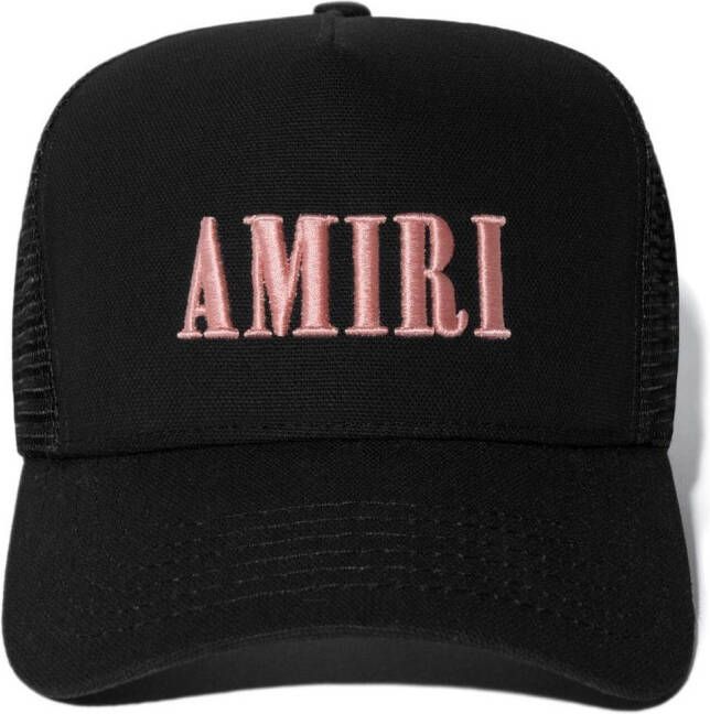 AMIRI Pet met logo Zwart