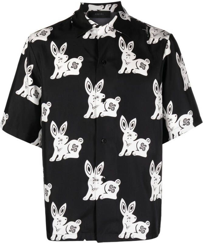 AMIRI Overhemd met print Zwart