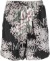 AMIRI Shorts met bloemenprint Zwart - Thumbnail 1