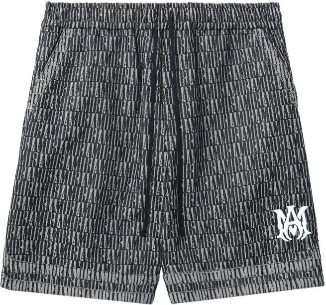 AMIRI Shorts met logopatch Blauw