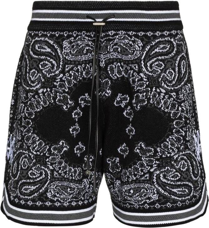 AMIRI Shorts met trekkoord Zwart
