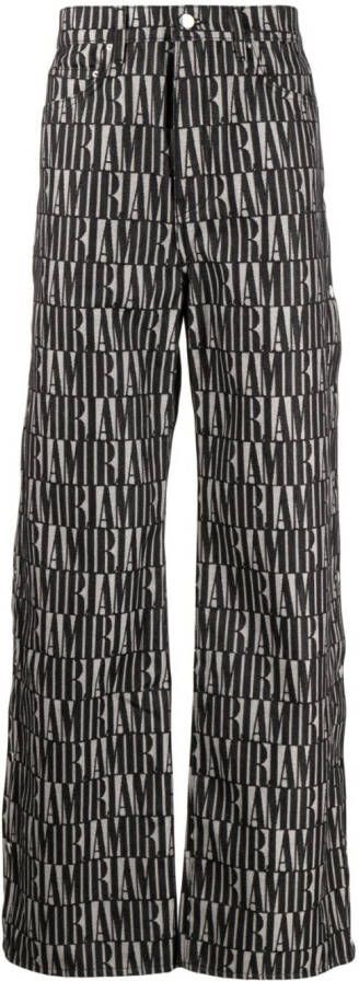 AMIRI Straight broek Zwart