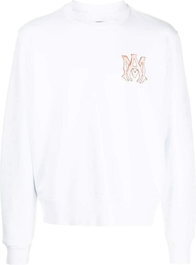 AMIRI Sweater met logo Wit