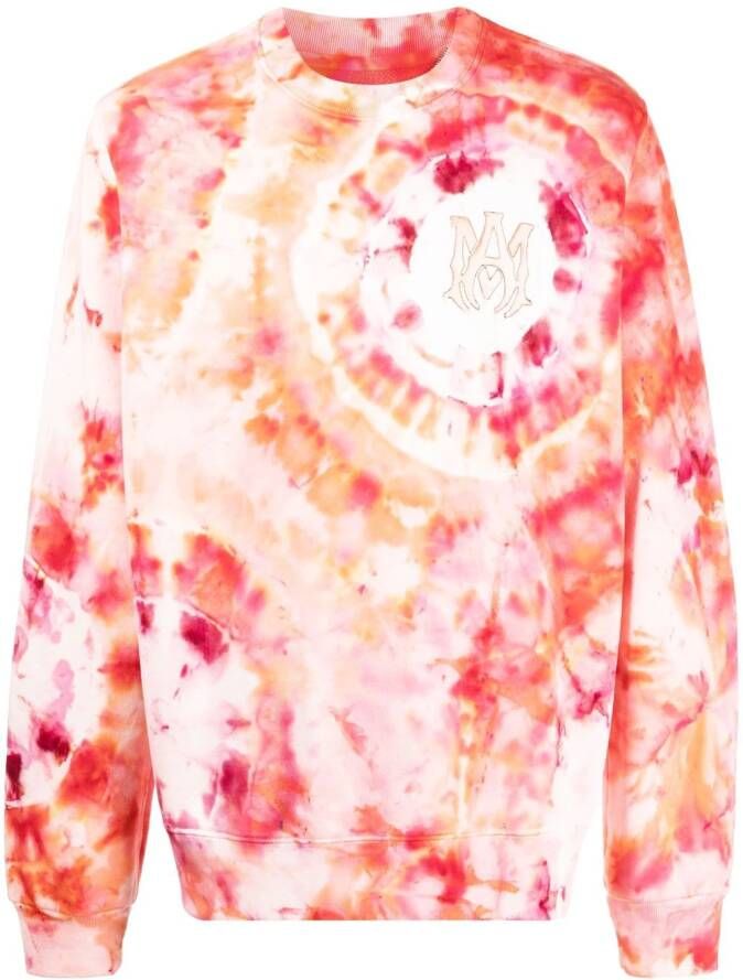 AMIRI Sweater met logopatch Roze