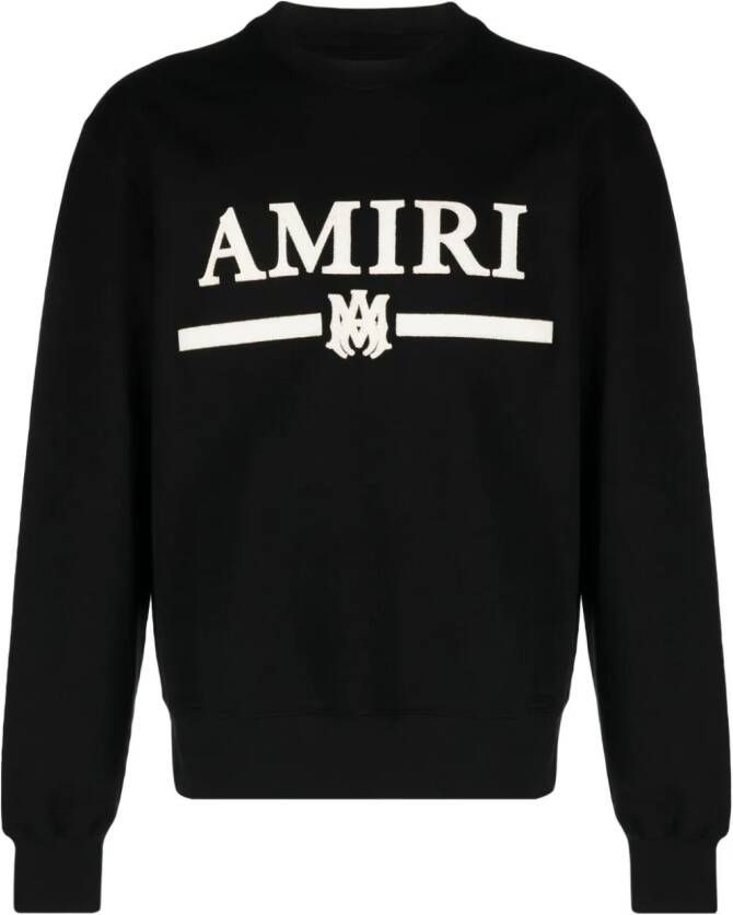 AMIRI Sweater met logoprint Zwart