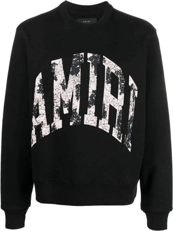 AMIRI Sweater met logoprint Zwart