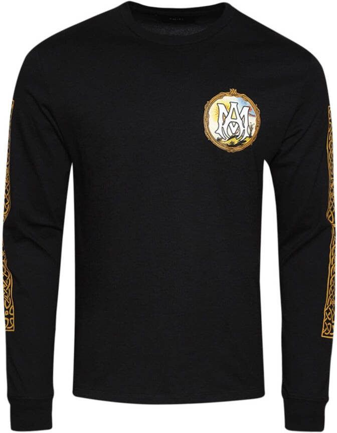 AMIRI T-shirt met lange mouwen Zwart