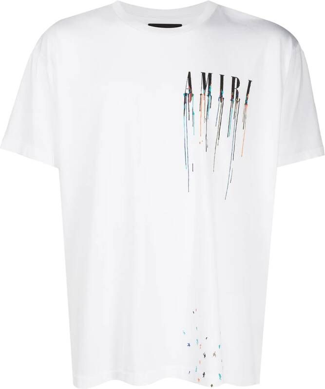 AMIRI T-shirt met logoprint Wit