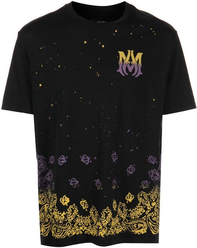 AMIRI T-shirt met logoprint Zwart