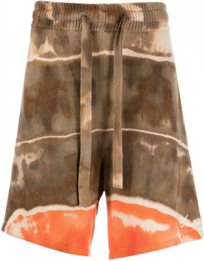 AMIRI Trainingsshorts met tie-dye print Veelkleurig