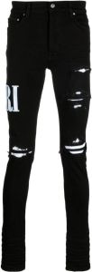 AMIRI Jeans met geborduurd logo Zwart