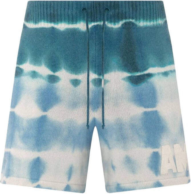 AMIRI Zwembroek met tie-dye print Blauw