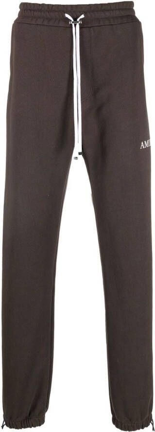 AMIRI Trainingsbroek met geborduurd logo Bruin
