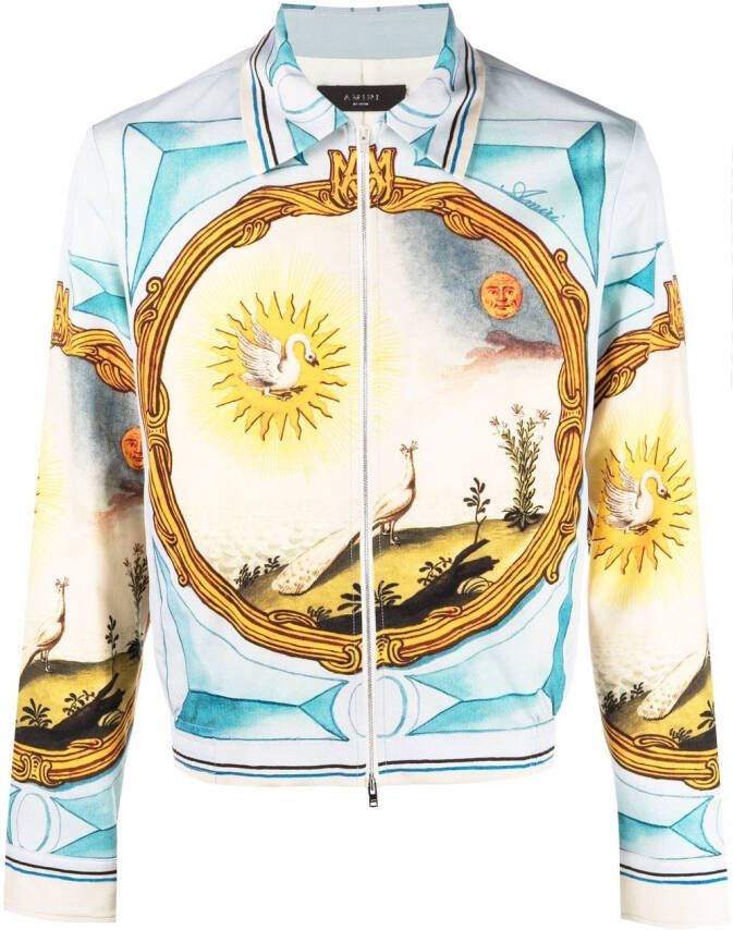 AMIRI Universiteitsjack Blauw