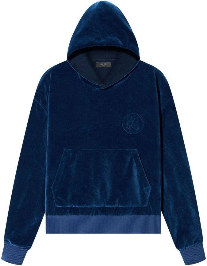 AMIRI Fluwelen hoodie Blauw