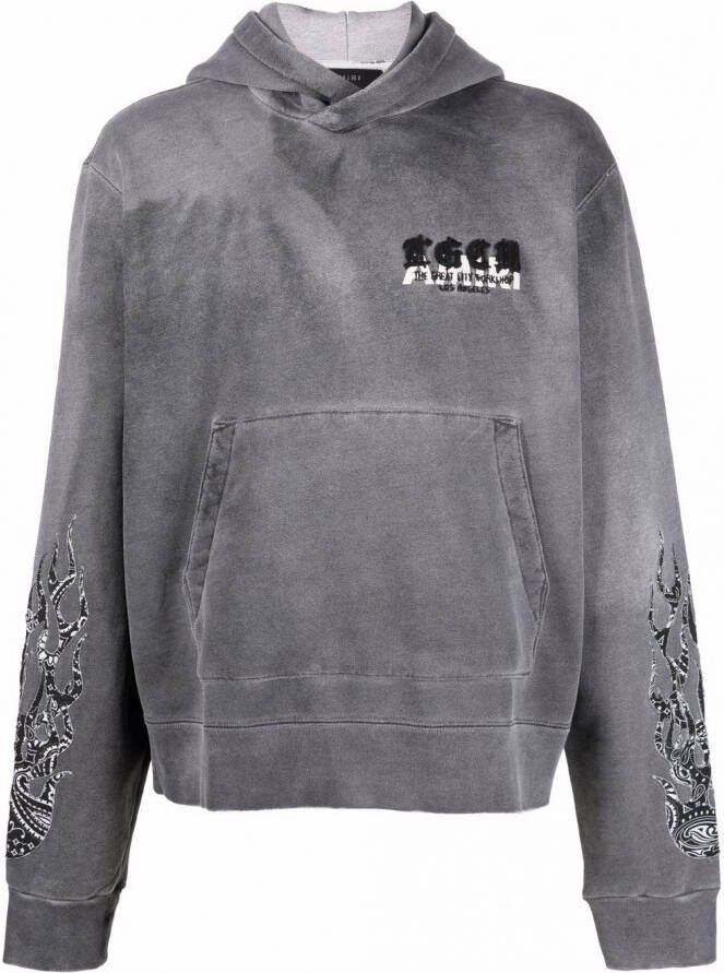 AMIRI x The Great City Workshop hoodie Grijs