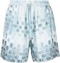 AMIRI Zijden shorts Blauw - Thumbnail 1