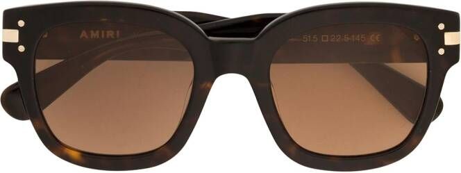 AMIRI Classic Logo zonnebril Bruin