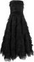 Ana Radu fully-ruffled maxi dress Zwart - Thumbnail 1