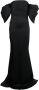 Ana Radu Off-shoulder maxi-jurk Zwart - Thumbnail 1