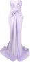 Ana Radu Strapless avondjurk Paars - Thumbnail 1