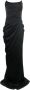 Ana Radu Strapless midi-jurk Zwart - Thumbnail 1