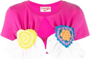 Andersson Bell Cropped top Roze