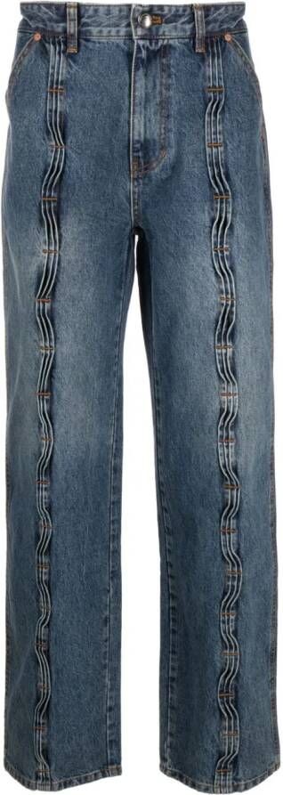 Andersson Bell Jeans met contrasterend stiksel Blauw