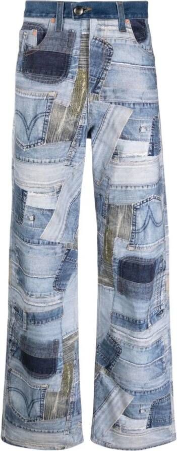 Andersson Bell Jeans met patroon Blauw