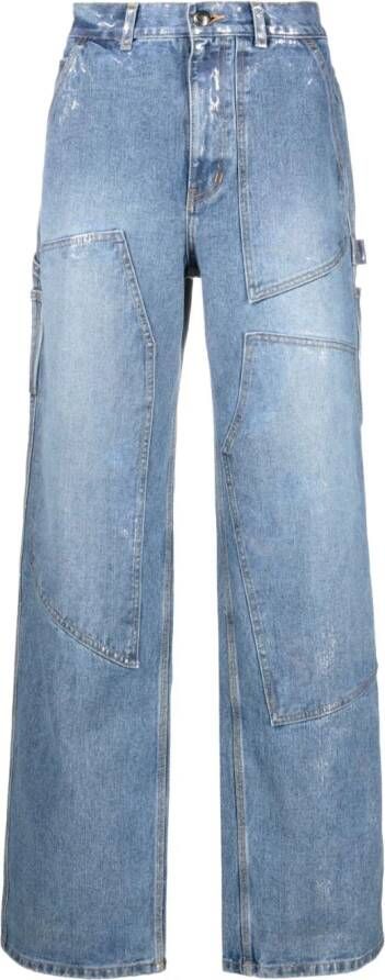 Andersson Bell Jeans met wijde pijpen Blauw
