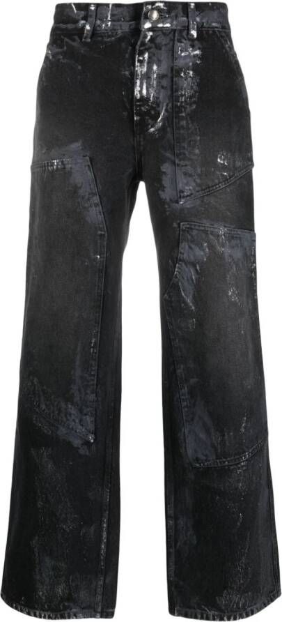 Andersson Bell Jeans met wijde pijpen Zwart