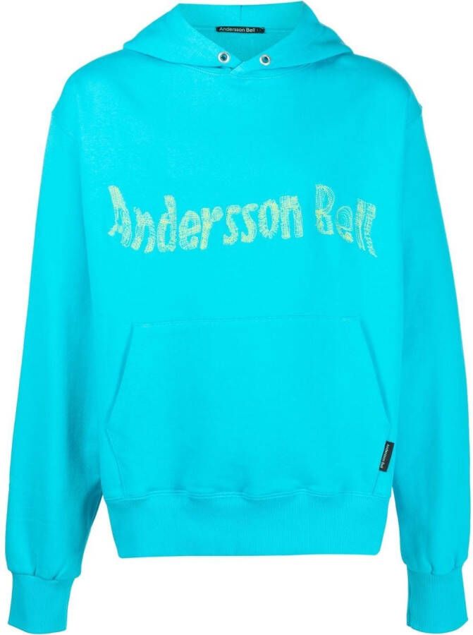 Andersson Bell Jersey hoodie Blauw