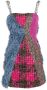 Andersson Bell Mini-jurk met patchwork Roze - Thumbnail 1