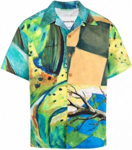 Andersson Bell Overhemd met abstracte print Groen