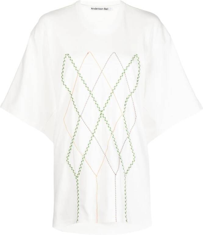 Andersson Bell Oversized T-shirt Wit