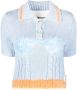 Andersson Bell Poloshirt met contrasterende rand Blauw - Thumbnail 1