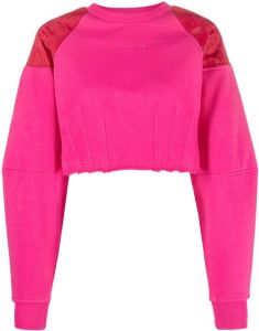 Andersson Bell Sweater met geborduurd logo Roze