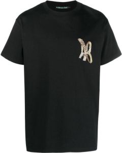 Andersson Bell T-shirt met geborduurd logo Zwart