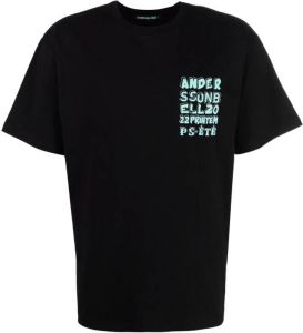 Andersson Bell T-shirt met grafische print Zwart