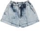 Andorine Spijkershorts met acid-wassing Blauw - Thumbnail 1