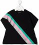 Andorine Gestreepte sweater Zwart - Thumbnail 1