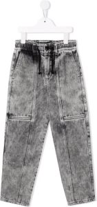 Andorine Jeans met stonewashed-effect Grijs