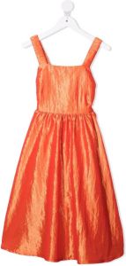 Andorine Maxi jurk met open rug Oranje
