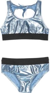 Andorine Bikini met metallic-effect Blauw