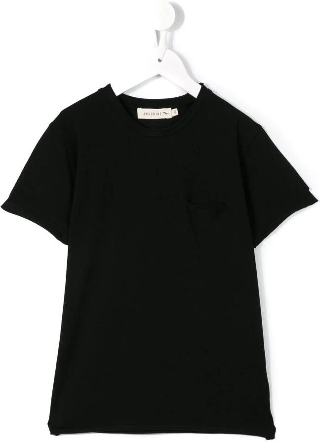 Andorine pocket T-shirt Zwart
