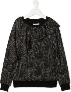 Andorine Sweater met glitter Zwart